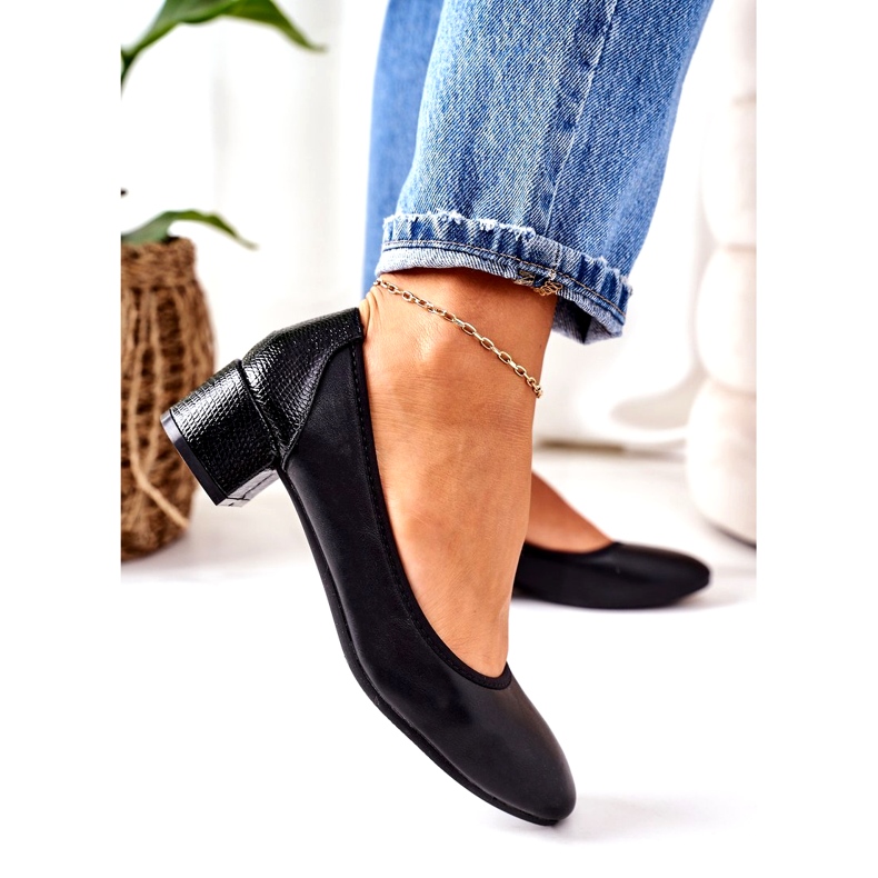 S.Barski Kožne pumpe S. Barski 20-L1 Crna crno 3