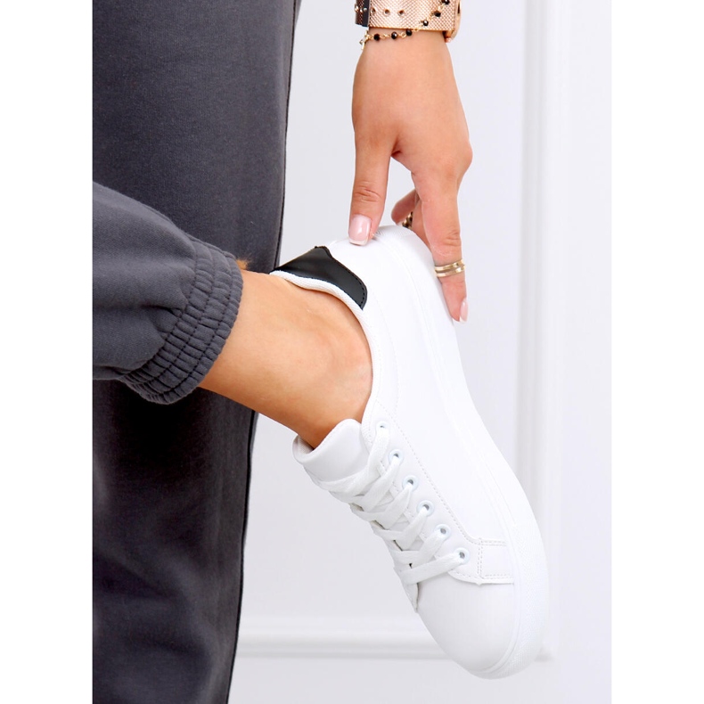 Xina BIJELE / CRNE ženske tenisice bijela crno 1