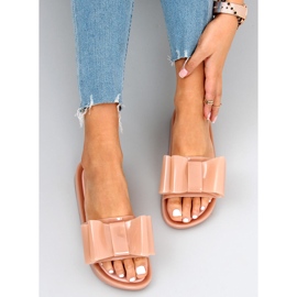 Ženske silikonske papuče Vinca Pink bež 1