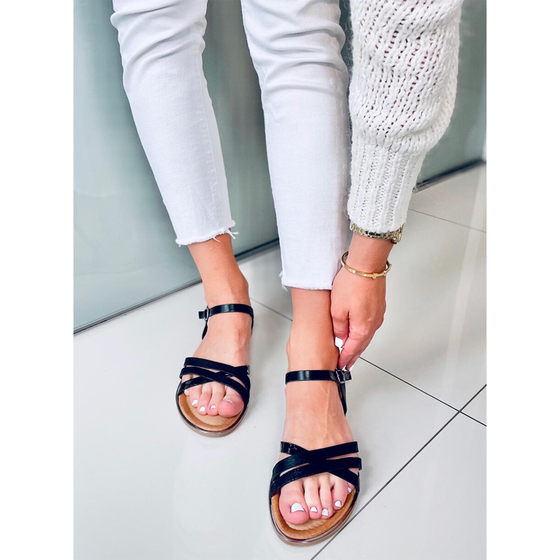 Celia crne ženske sandale crna 1