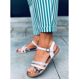 Celia bijele ženske sandale bijela 1