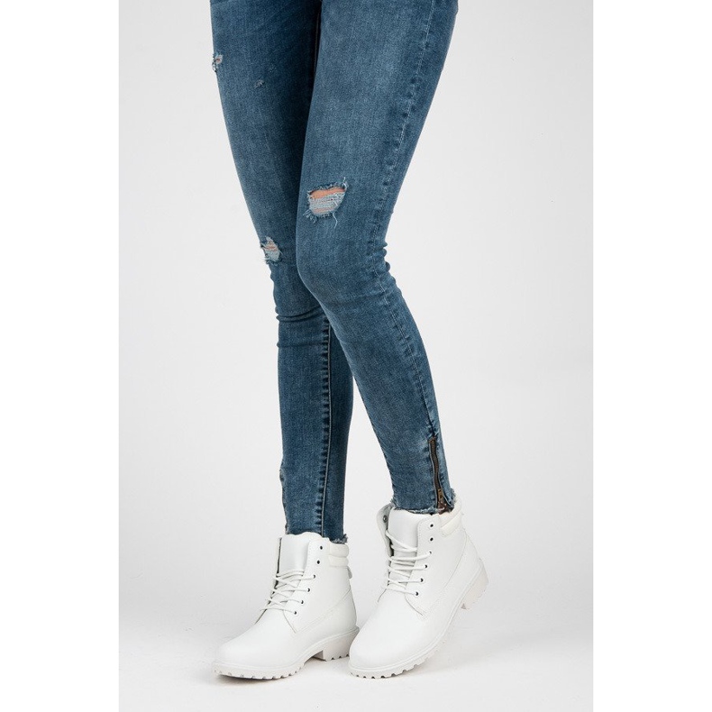 Seastar Ženske čizme Trappers bijela 1