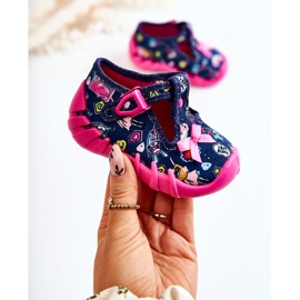 BEFADO S.A. Befado Supergirl papuče s mašnom 110P456 tamnoplave tamnoplava 1