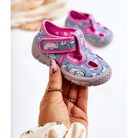 BEFADO S.A. Cipele Papuče Befado Cats 533P014 Plavo-ružičasta plava 1