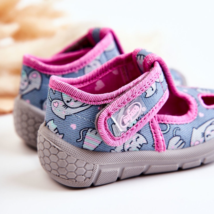 BEFADO S.A. Cipele Papuče Befado Cats 533P014 Plavo-ružičasta plava 2