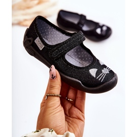 BEFADO S.A. Balerine papuče Befado Cats 114X450 crne crna 1