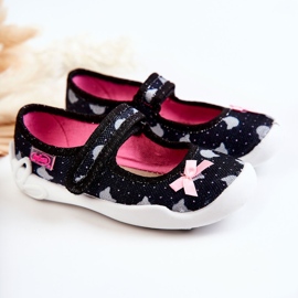 BEFADO S.A. Dječje balerine papuče Befado s mašnom 114X481 tamnoplave mornarsko plava 2