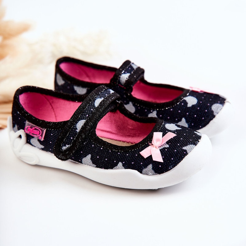 BEFADO S.A. Dječje balerine papuče Befado s mašnom 114X481 tamnoplave tamnoplava 2