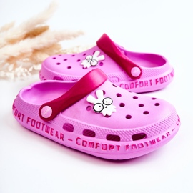 BEFADO S.A. Dječje papuče Kroks Rabbit Befado 159Y106 Pink ružičasta 1