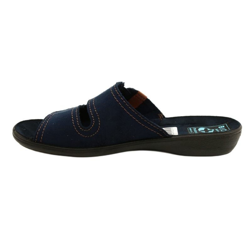 Adanex Ženske papuče BIO Nature 26027 Mornarsko plava tamnoplava 2