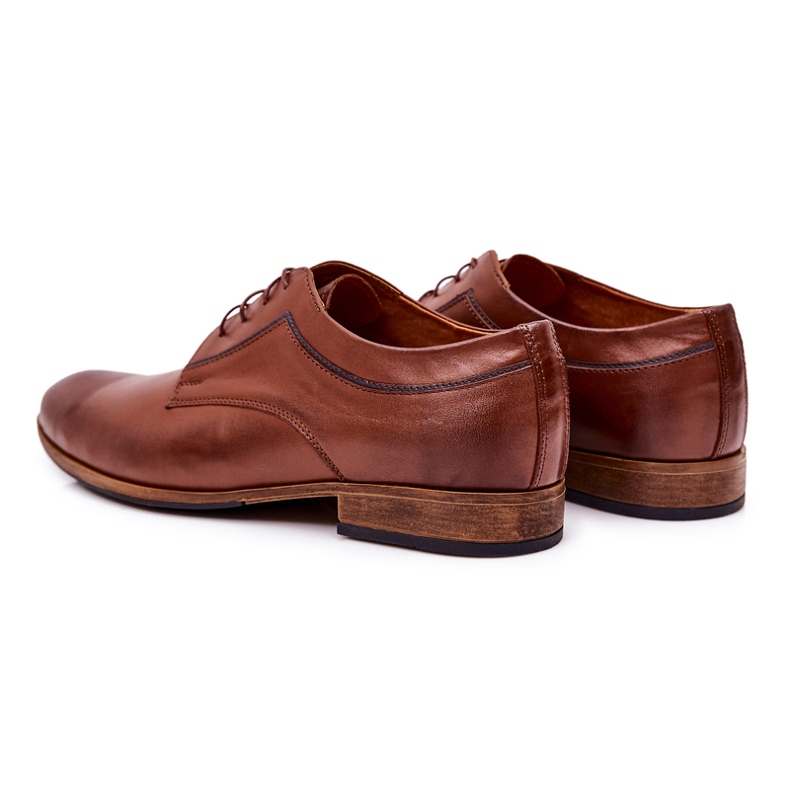 Bednarek Polish Shoes Elegantne kožne cipele Bednarek 684 Brown smeđa 2