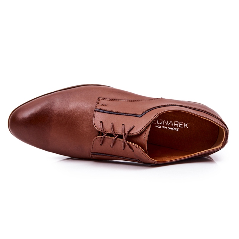 Bednarek Polish Shoes Elegantne kožne cipele Bednarek 684 Brown smeđa 3