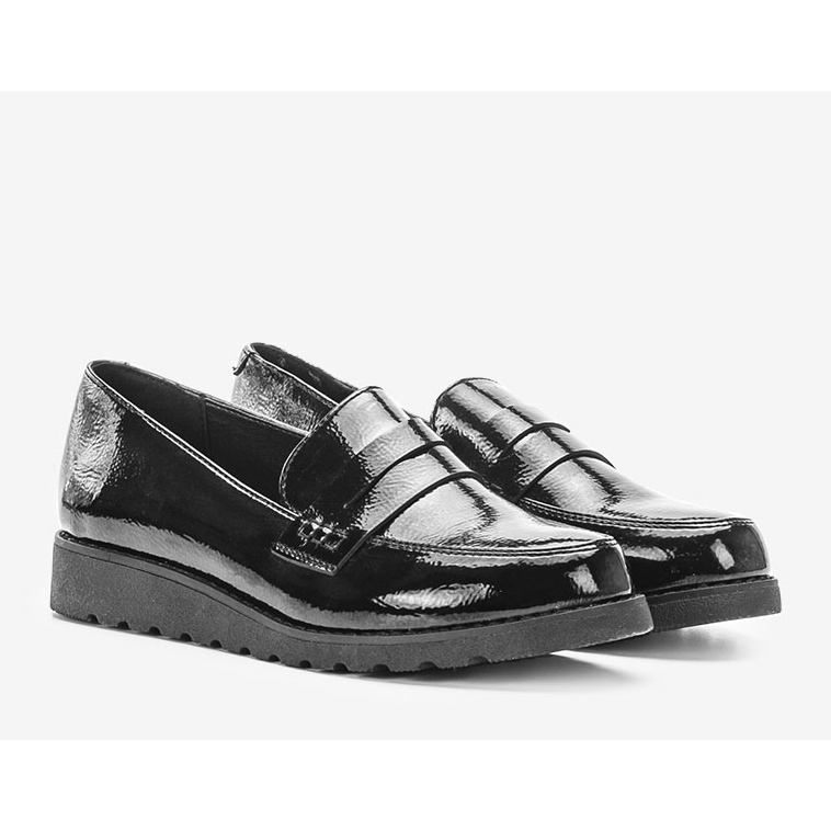 Crno lakirane cipele Seninis crna 1