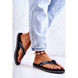 Ženske klasične japanke Big Star JJ274A377 crne crna 2