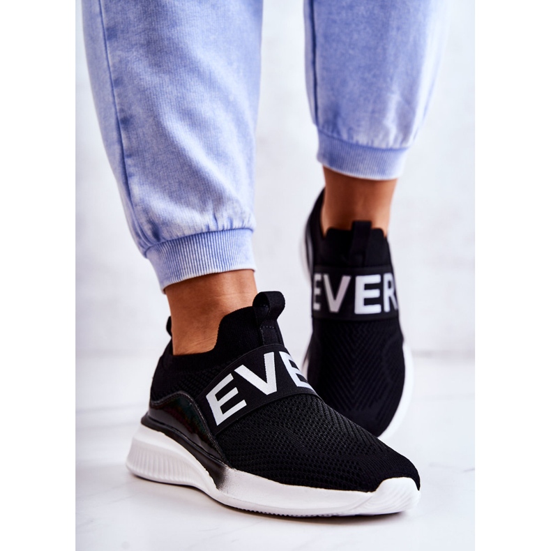 Vinceza Ženske sportske cipele, slip-on crni Lorane crna 2