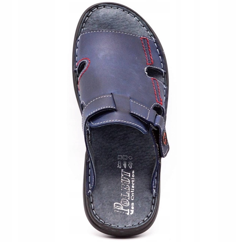 Polbut Muške papuče 356 tamnoplave plava 5