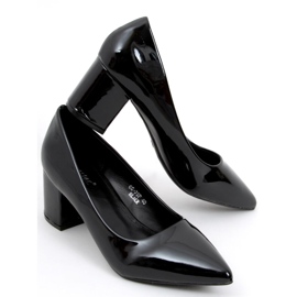 Cipele na nisku petu Zelia Black crna 1