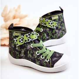 BEFADO S.A. Visoke dječje tenisice za nogomet Befado 268X070 sivo-zelene zelena 2