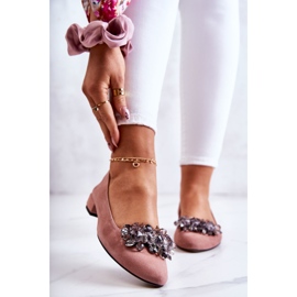 PA2 Balerinke od antilopa s ružičastim Loretta ukrasom ružičasta 1