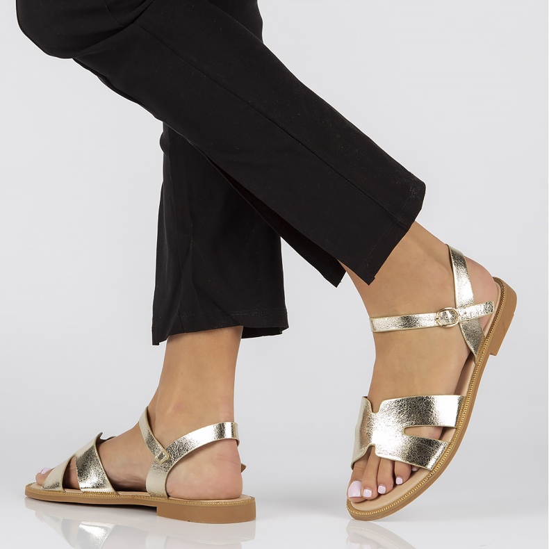 Filippo DS3702 / 22 Go zlatne sandale zlatna 1