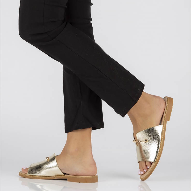 Filippo DK3700 / 22 Go zlatne papuče zlatna 1