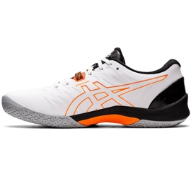 Asics Blast Ff 2 M 1071A044 103 tenisice za rukomet bijela narančasta bijela 1