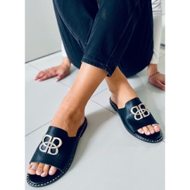 Inday crne ženske papuče crno 2