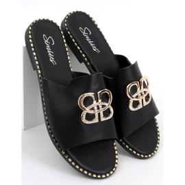 Inday crne ženske papuče crna 1