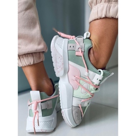 Zeny zelene tenisice višebojan zelena 2