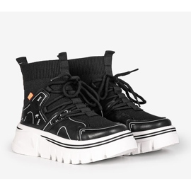 Crne Toler tenisice za gležnjeve crna 1