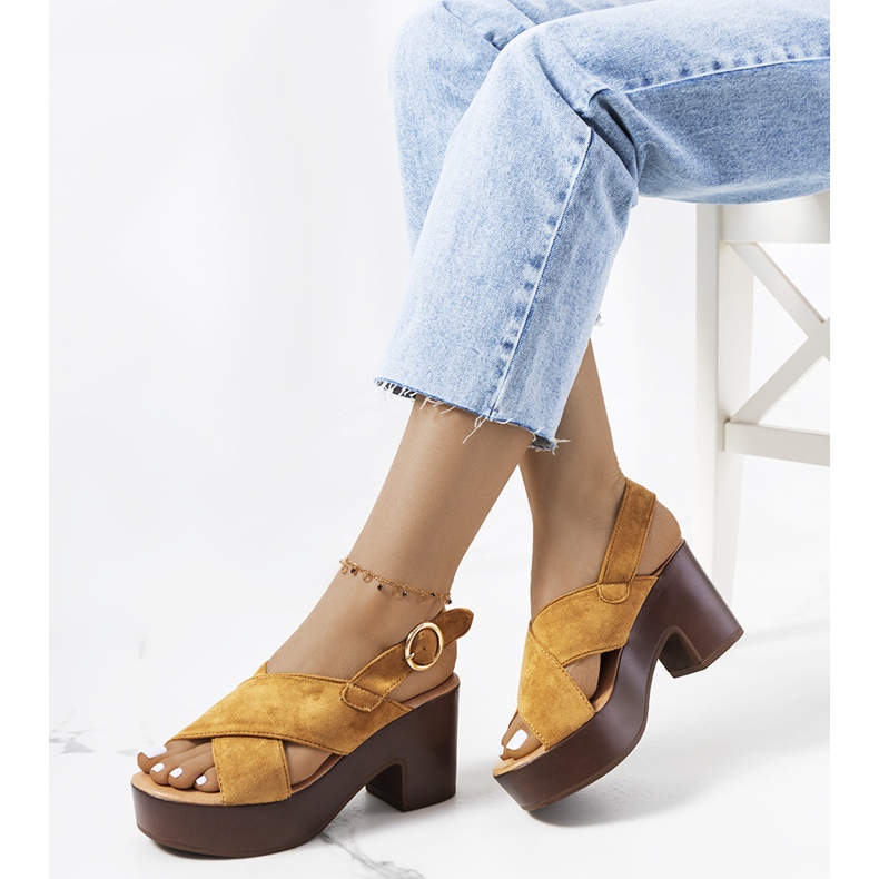 Smeđe sandale Chapel smeđa 1