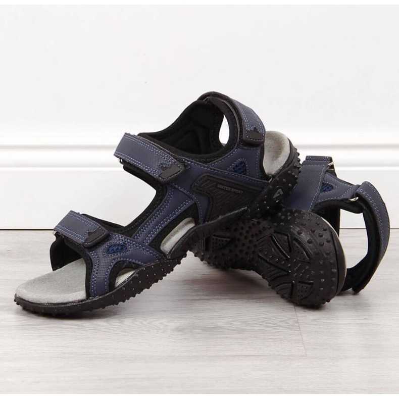 American Club W AM887B tamnoplave sportske sandale na čičak tamnoplava 2