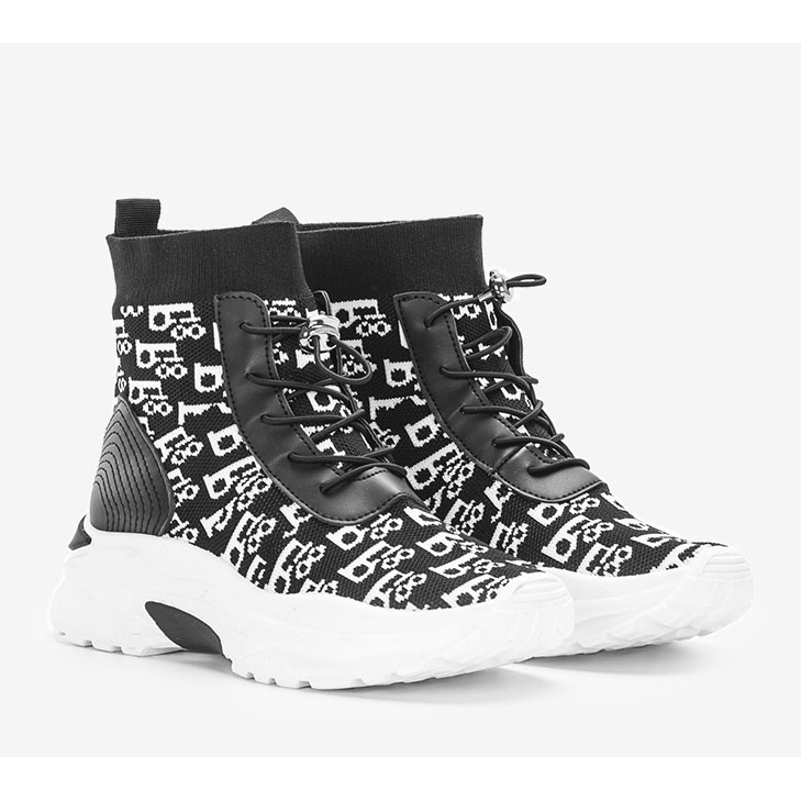 Erma ženske crne tenisice bijela crna 1