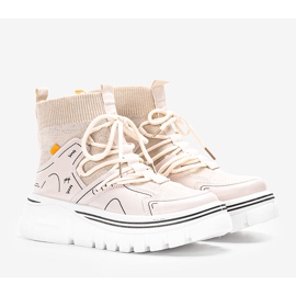 Bež tenisice Toler do gležnjeva 1