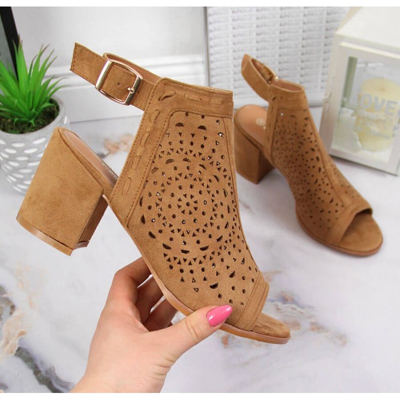 Ažur sandale T.Sokolski W SCA160 deva smeđa 1