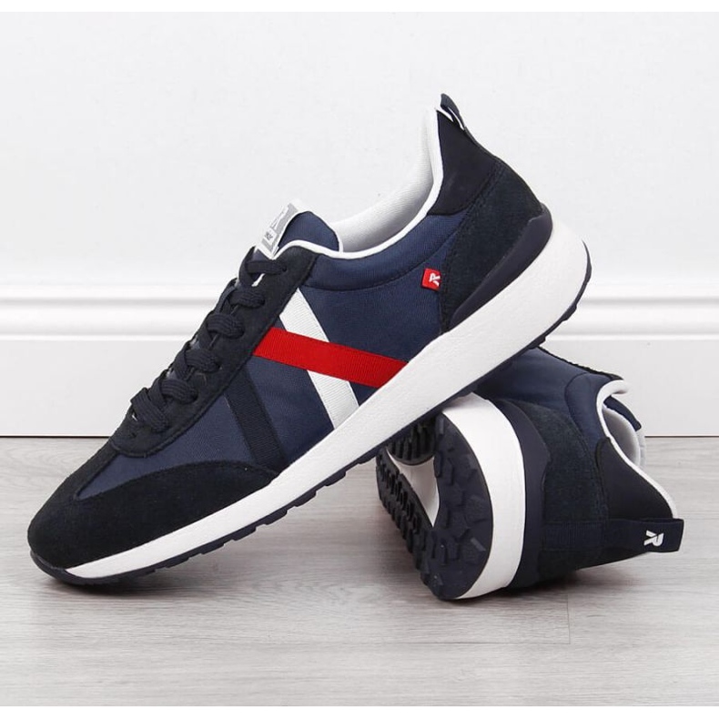 Casual Rieker M RKR539 tamnoplave sportske cipele plava 2
