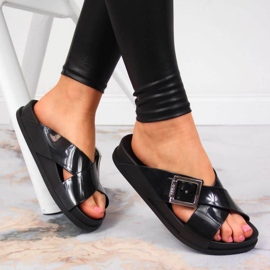 Meliski Zaxy JJ285055 crne papuče za plažu crna 2