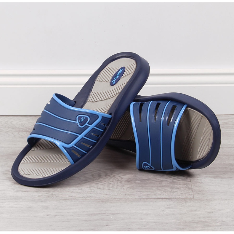 Atletico tamnoplave muške gumene papuče mornarsko plava 2