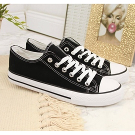 Atletico crne tekstilne niske tenisice crna 2