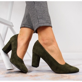 Pumpice na post antilop maslinasta Monique zelena 1