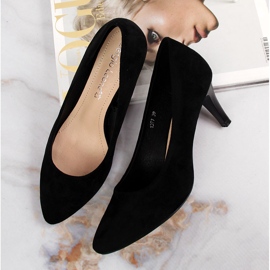 Crne Sergio Leone cipele od antilopa crna 1