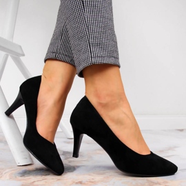 Crne Sergio Leone cipele od antilopa crna 2