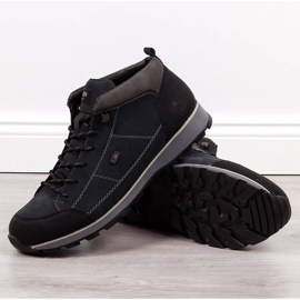 Muške tamnoplave tople čizme Rieker F5740-00 tamnoplava 1