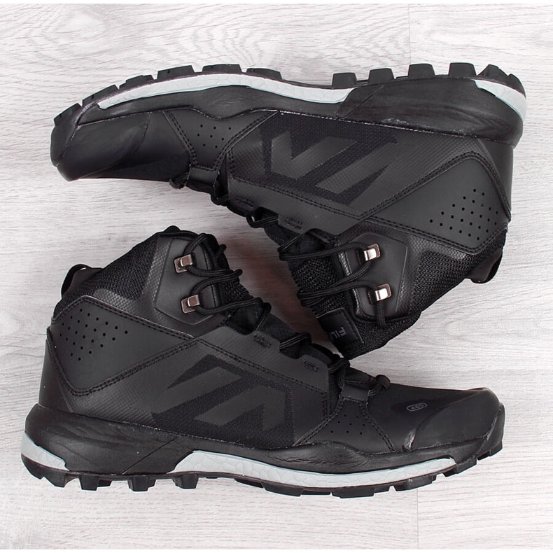 Crne muške visoke treking cipele Filippo crna 1