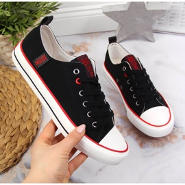 Crne tekstilne niske tenisice Big Star JJ274122 crna 1