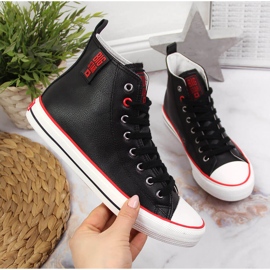 Visoke crne tenisice od eko kože Big Star JJ274131 crna 1