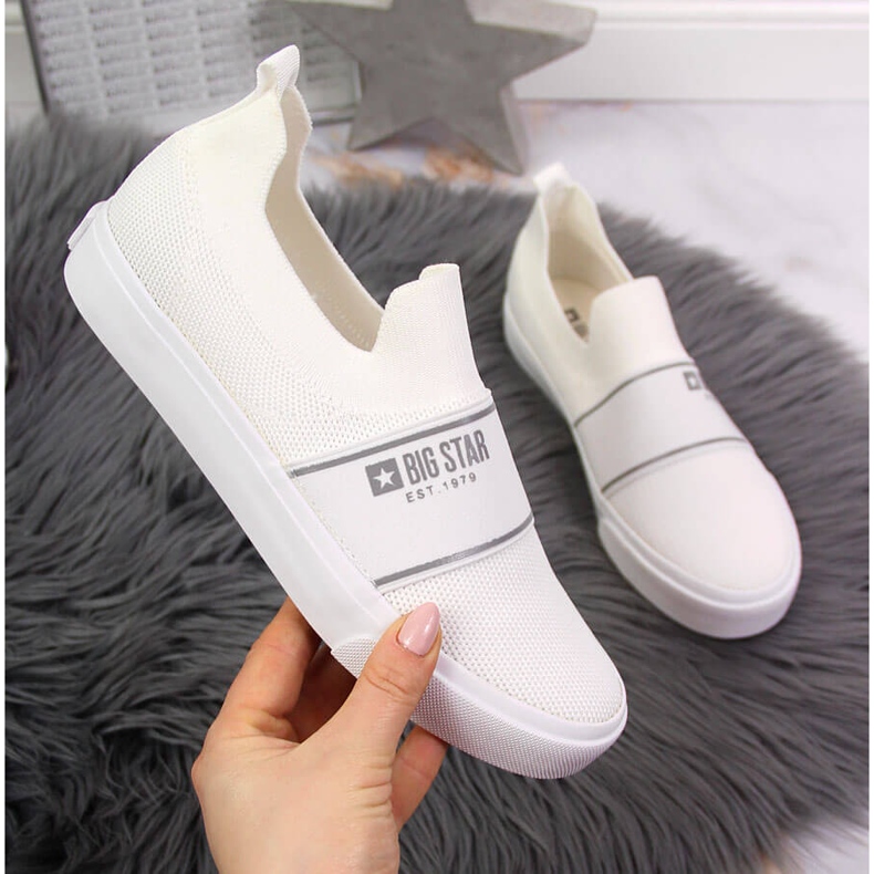 Slip on bijele tenisice Big Star JJ274092 bijela 1