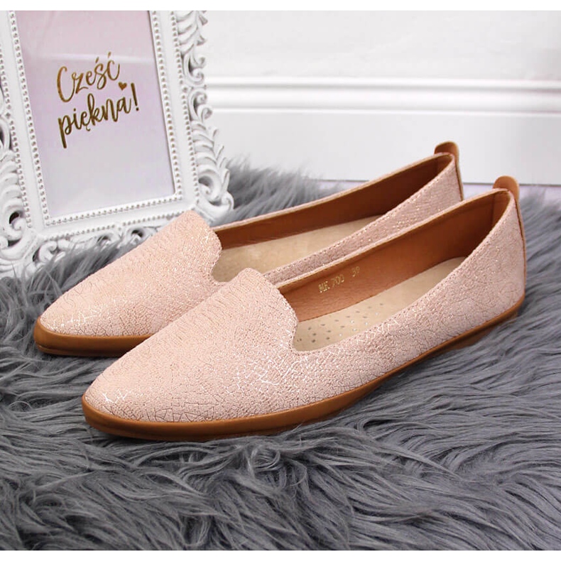 Ženske cipele gospodske roze Sergio Leone ružičasta 1