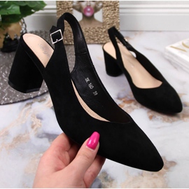 Ženske pumpice na crnom postu Sergio Leone 1