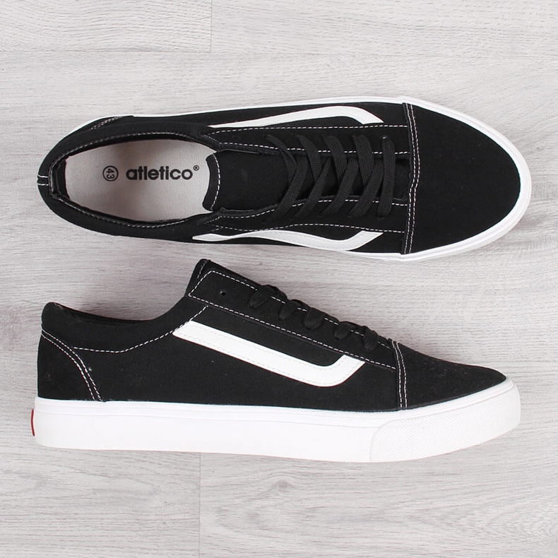 Atletico muške niske tenisice crne boje crna 1